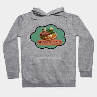 Griddlelicious Steak Brown Hoodie